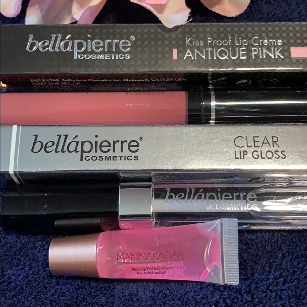 Bellapierre cosmetics kissproof antiquepink &clear